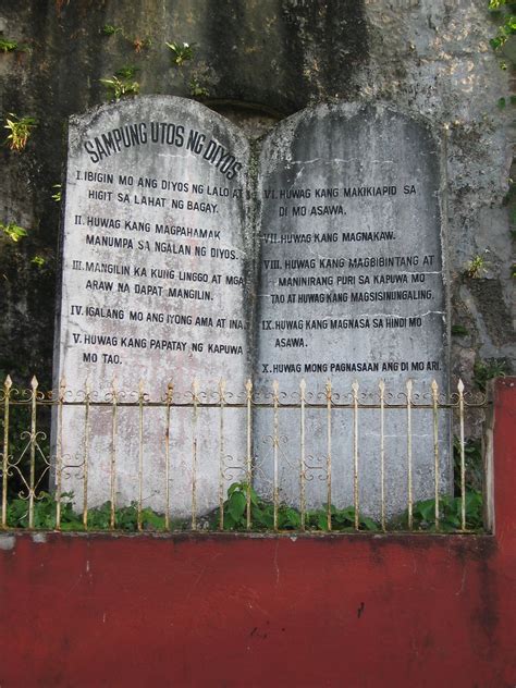 sampung utos ng diyos picture|Ten Commandments in Tagalog .